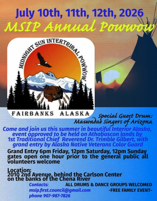 Midnight Sun Intertribal Pow Wow 2026